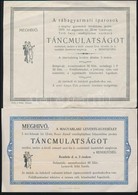 1927-1930 5 Db Meghívó, Reklám - Ohne Zuordnung