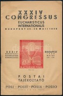 1938 A XXXIV. Nemzetközi Eucharisztikus Kongresszus Többnyelv? Ismertet? Füzete + Levelez?lap - Ohne Zuordnung