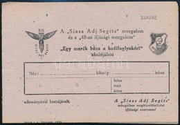 1946 Siess! Adj! Segíts! - A Magyar Nép összefogása A Hadifoglyok, Kórházak és Tüd?betegek Megsegítésére, Az S.A.S. Mozg - Ohne Zuordnung