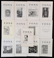 2000-2011 A Fons Történettudományi Folyóirat 13 Lapszáma: 2000/2-3; 2001/1-3; 2003/3; 2007/3; 2008/3; 2009/2, 4; 2009/4; - Ohne Zuordnung