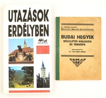 2 Db útikönyv: Dr. Mátyás Vilmos: Utazások Erdélyben. Bp., 1978, Panoráma. Kiadói Kartonált Papírkötésben. Budai Hegyek  - Ohne Zuordnung