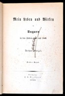 Görgei Arthur: Mein Leben Und Wirken In Ungarn In Den Jahren 1848 Und 1849. I. Kötet. Leipzig, 1852, F. A. Brockhaus, XI - Ohne Zuordnung