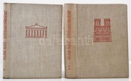 Major Máté: Építészettörténet 1-2. Kötet. Bp., 1954-1955, Építésügyi-M?szaki. Kiadói Egészvászon-kötés. - Ohne Zuordnung