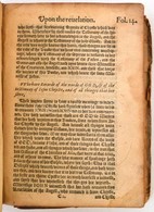 Cca 1580-1600 James Brocarde 2 Munkája.
[James Brocarde:] The Sermons Upon The Apocalypse [On The Apocalypse ? ], [angol - Non Classés