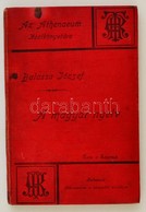 Balassa József: A Magyar Nyelv. A M?velt Közösség Számára. Bp., 1899. Athenaeum. Festett Egészvészon Kötésben. - Ohne Zuordnung