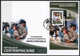 Centrafrica 2018, Martin Luther King, Police, BF In FDC - Police - Gendarmerie