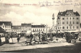 T2/T3 Szombathely, Heti Vásár, Piac, árusok, üzletek, Kávéház. S. D. M. 2138. (EK) - Ohne Zuordnung