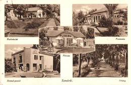 T4 Zamárdi, Flórián és Pannónia Villa, Strand Penzió, Sétány, Park (lyukak / Pinholes) - Ohne Zuordnung