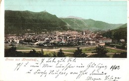 T2/T3 Brassó, Kronstadt, Brasov; Látkép. G. A. Seraphin Kiadása / General View (kis Szakadás / Small Tear) - Non Classés