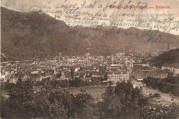 T2/T3 Brassó, Kronstadt, Brasov; Látkép. Grünfeld Samu Kiadása / General View (EK) - Ohne Zuordnung