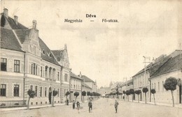 T2/T3 Déva, Deva; F? Utca, Megyeháza / Main Street, County Hall (EK) - Non Classés