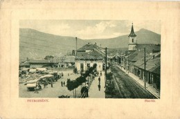 T3 Petrozsény, Petrosani; Piac Tér, árusok, üzletek. W. L. Bp. 5368. Muntyán Tivadar Kiadása / Market Square, Vendors, S - Ohne Zuordnung