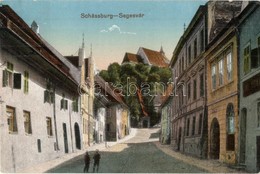 ** T2/T3 Segesvár, Schässburg, Sighisoara; Utcakép, üzlet / Street View, Shop (EK) - Ohne Zuordnung