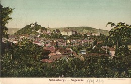 T2/T3 Segesvár, Schässburg, Sighisoara; Látkép. Jos. Drotleff Kiadása / General View (EK) - Ohne Zuordnung