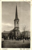 T3 Érsekújvér, Nové Zamky; Tér, Római Katolikus Templom / Square, Church (EB) - Non Classés