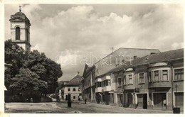 ** T2 Jolsva, Jelsava; F? Utca, Zombory üzlete, Drogéria (gyógyszertár). Hangya Szövetkezet Kiadása / Main Street, Shops - Zonder Classificatie