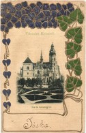 T2 Kassa, Kosice; Dóm és Szabadság Tér. Podleszny Felvétele, Breitner Mór Kiadása, Dombornyomott Szecessziós M?vészi Ker - Non Classés