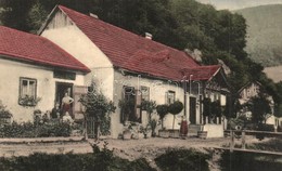 ** T3/T4 Szklenófürd?, Sklené Teplice; Postahivatal és Bazár üzlet / Post Office And Bazaar Shop (lyuk Középen / Hole In - Ohne Zuordnung