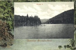 * T2/T3 Szomolnok, Schmölnitz, Smolnik; Uhornai Tó. Díszes Keret / Lake, Decorated Frame - Non Classificati