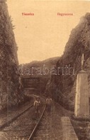 T3 Tiszolc, Tisovec; Hegyszoros, Gyerekek A Síneken. W. L. 704. / Gorge, Children On The Railway Tracks (r) - Ohne Zuordnung