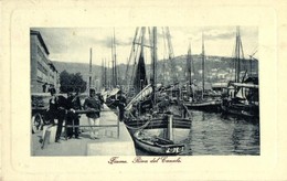 T2 Fiume, Riva Del Canale / Port, Sailboats. W. L. Bp. 3809. - Ohne Zuordnung
