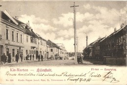 T2 1901 Kismarton, Eisenstadt; F? Tér, Szálloda, üzletek / Hauptplatz / Main Square With Shops And Hotel - Zonder Classificatie