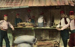 T2/T3 Bosanska Pekara / Bosnische Bäckerei / Bosnian Bakery, Folklore, Traditional Costume. W. L. Bp. 1910. No. 9. + K.u - Ohne Zuordnung