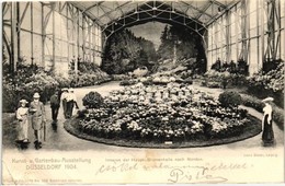 T3 1904 Düsseldorf, Kunst- U. Gartenbau Ausstellung, Inneres Der Haupt-Blümenhalle / Art And Horticultural Exposition, M - Non Classés
