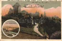 T2/T3 Solingen, Schloss Burg A. D. Wupper, Kaiser Wilhelm Brücke / Castle, Bridge  (EK) - Ohne Zuordnung