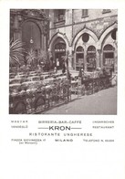 ** T1 Milano, Milan; Kron Ristorante Ungherese / Hungarian Restaurant. Hungarika / Hungarica - Ohne Zuordnung