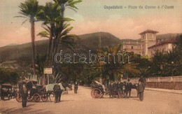 T2 Ospedaletti, Place Du Casino A L' Ouest / Square With Casino, Chariots - Zonder Classificatie