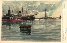 T1/T2 Trieste, Trieszt; Lanterna / Lighthouse. Ottmar Zieher Künstler-Postkarte No. 1778. No. 19. Litho S: Raoul Frank - Ohne Zuordnung