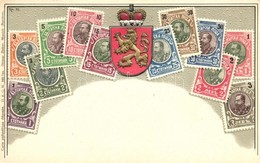 ** T1/T2 Bulgaria, Set Of Stamps, Ottmar Zieher Philatelie-Ansichtskarte No. 21 Emb. - Non Classés