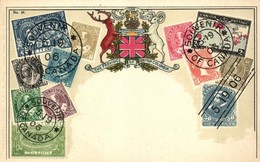 ** T2 Canada, The Province Of British Columbia - Set Of Stamps, Ottmar Zieher's Carte Philatelique No. 52. Litho - Non Classés