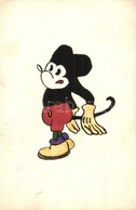 T2/T3 Kézzel Rajzolt Miki Egér M?vészlap / Hand-drawn Mickey Mouse Art Postcard (EK) - Unclassified