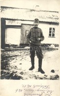 T2/T3 1915 Osztrák-magyar Katona A Keleti Fronton Télen / WWI Austro-Hungarian K.u.K. Soldier At The Eastern Front In Wi - Ohne Zuordnung