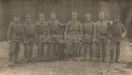 * T2/T3 1916 Kolozsvár, Cluj; Katonák Csoportképe ágyúval és Tölténnyel / WWI K.u.K. Military, Soldiers With Cannon And  - Ohne Zuordnung