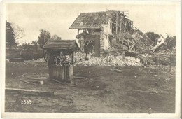 ** T2 1916 Zerstörtes Jägerhaus Bei Nisko / WWI K.u.k. Military, Destroyed Hunting House Near Nisko, Poland - Ohne Zuordnung