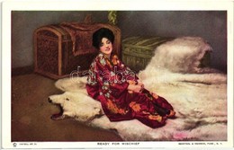 ** T4 Ready For Mischief / Asian Lady, Reinthal & Newman N.Y. No. 104. (cut) - Unclassified