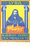 ** T2 1528-1928 Lyra Bleistiftfabrik Nürnberg. Albrecht Dürer Zeichenstifte / German Pencil And Crayon Factory  Advertis - Non Classés