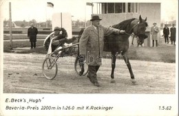 * T3 E. Beck's 'Hugh'. Bavaria-Preis Mit K. Rockinger / Horse Race Photo (fl) - Unclassified