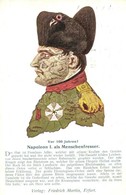 T2 Napoleon I. Als Menschenfresser. Vor 100 Jahren! / Bizarre Optical Illusion Art Postcard. Kunstverlag Lev Stainer Ser - Non Classés