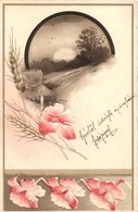 T4 Floral Greeting Card, Erika Nr. 2523. Emb. Litho (pinhole) - Ohne Zuordnung