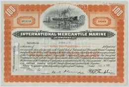 Amerikai Egyesült Államok / New Jersey 1936-1937. 'International Mercantile Marine Company' Lyukasztással érvényteleníte - Unclassified