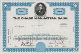 Amerikai Egyesült Államok 1966-1969. 'The Chase Manhattan Bank' Lyukasztással érvénytelenített Részvény (2xklf) Mindkett - Ohne Zuordnung