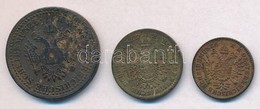 1851B 1/4kr Cu + 1/2kr Cu + 2kr Cu T:1,1-,2 - Ohne Zuordnung