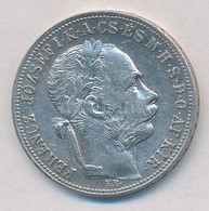 1887KB 1Ft Ag 'Ferenc József / Barokk Címer' T:2
Adamo M15 - Unclassified