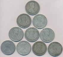 1930. 5P Ag 'Horthy Jobbra' (10x) T:2-,3 Patina, Karc 
Adamo P8 - Ohne Zuordnung