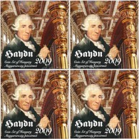 2009. 5Ft-200Ft 'Haydn' (7xklf) Forgalmi érme Sor, Benne 'Joseph Haydn' Ag Emlékérem (12g/0.999/29mm) (4x) T:PP 
Adamo F - Non Classés