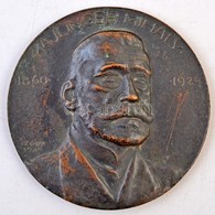 Sz?dy Szilárd (1878-1939) 1925. 'Kajlinger Mihály 1860-1924' Br Plakett (100mm) T:2 
HP 5590. - Ohne Zuordnung